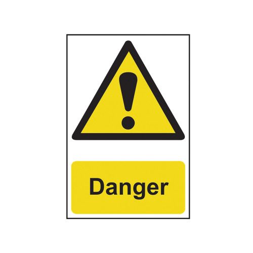 Danger - PVC Sign 200 x 300mm