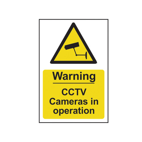 Warning CCTV Cameras in Operation - PVC Sign 200 x 300mm