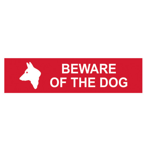 Beware Of The Dog - PVC Sign 200 x 50mm