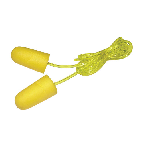 Foam Earplugs & Cord (6 Pairs)