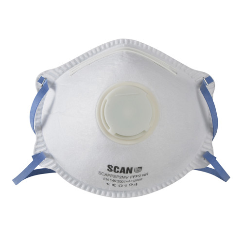 Moulded Disposable Mask Valved FFP2 Protection (Pack 3)