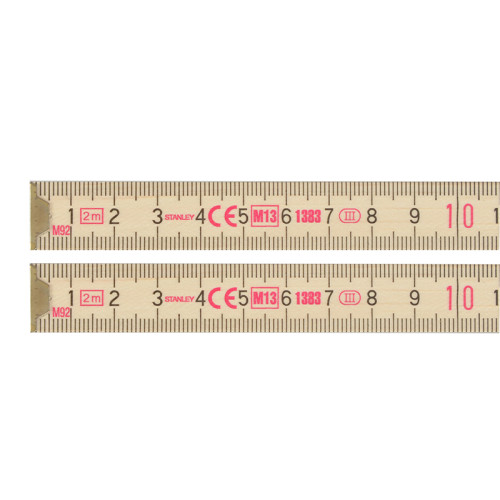 Wooden Folding Rule 2m