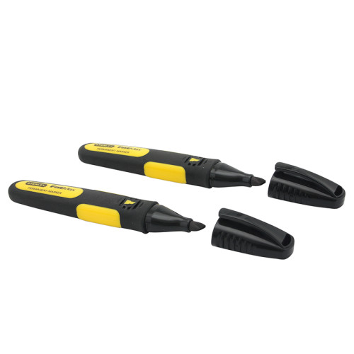 Chisel Tip Marker Black (Pack 2)