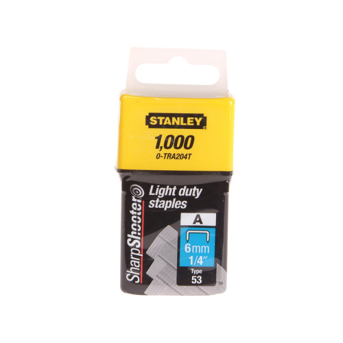 TRA2 Light-Duty Staple 6mm TRA204T (Pack 1000)