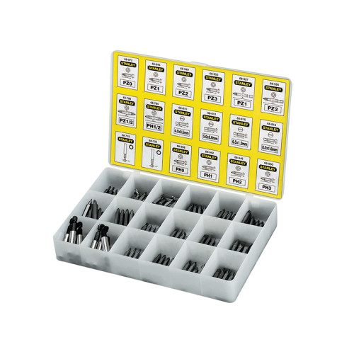 Insert Bits & Magnetic Bit Holders Assorted Tray, 200 Piece