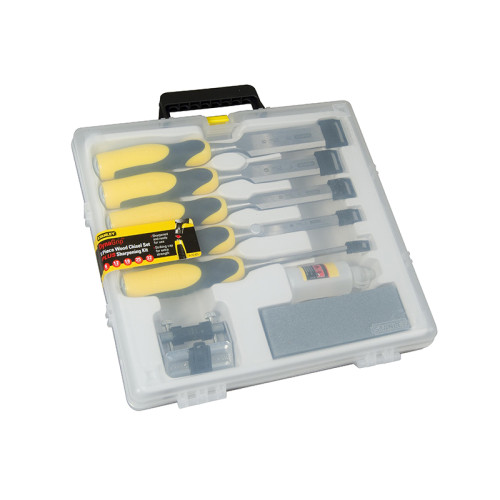 DYNAGRIP™ Chisel with Strike Cap Set, 5 Piece + Accessories