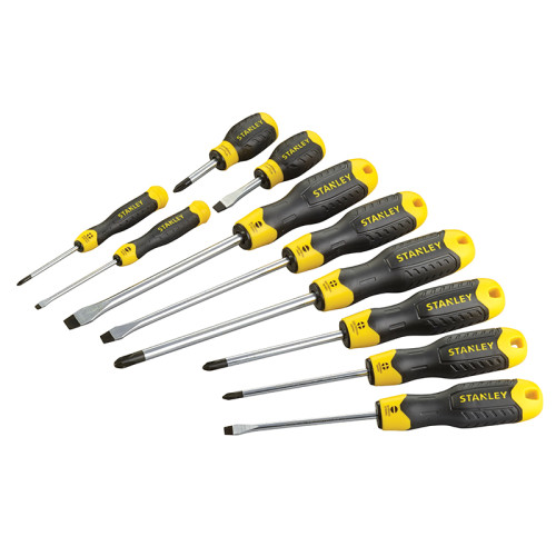 Cushion Grip Flared/Phillips Screwdriver Set of 10