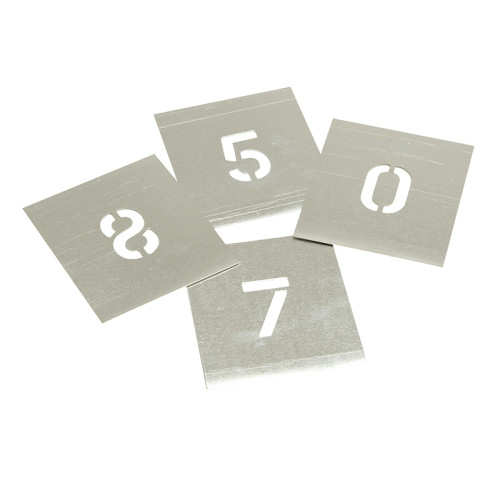 Set of Zinc Stencils - Figures 1in Walleted