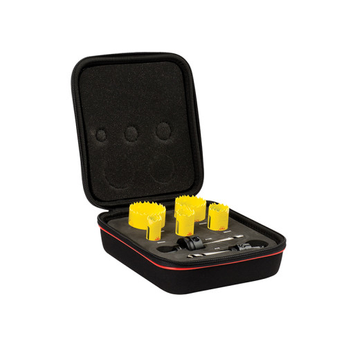 KDC05021 Deep Cut Bi-Metal Electrician's Holesaw Kit, 7 Piece