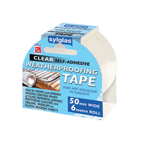 Weatherproofing Tape 50mm x 6m Clear