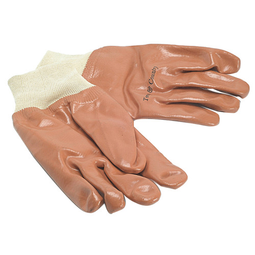 TGL402 Men's PVC Knit Wrist Gloves - One Size