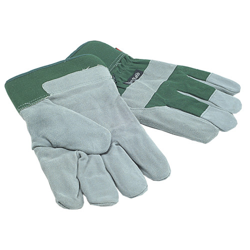 TGL412 Men's Fleece Lined Leather Palm Gloves - One Size