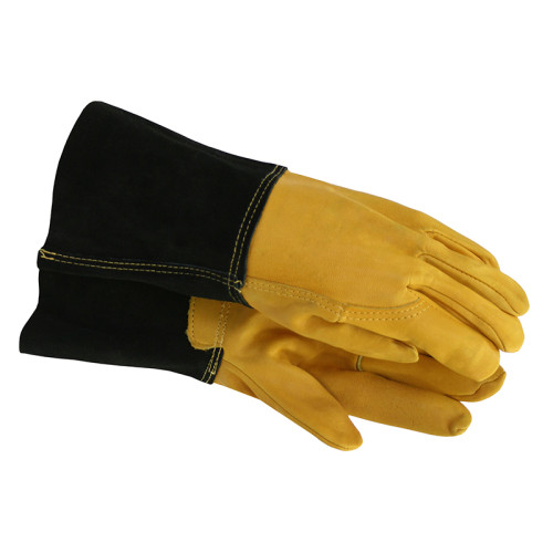 TGL415 Men's Heavy-Duty Leather Palm Gauntlet - One Size