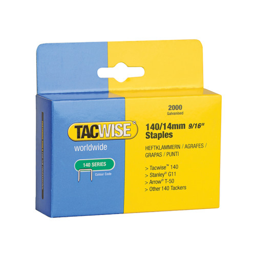 140 Heavy-Duty Staples 8mm (Type T50  G) (Pack 2000)