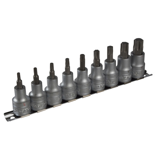 M1213TX Socket Clip Rail Set of 9 Internal TORX 1/2in Drive