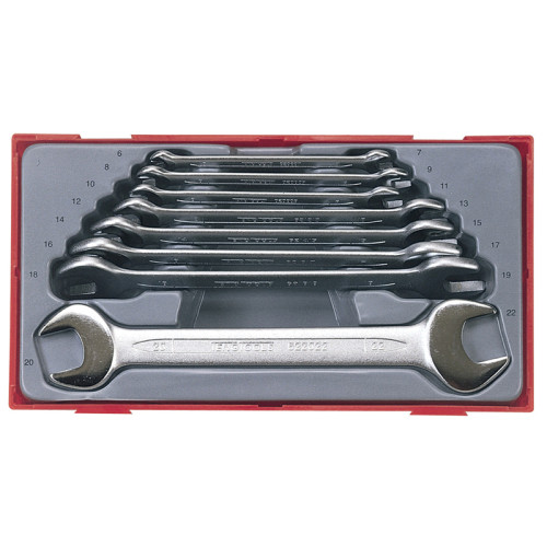 TT6208 Metric Open End Spanner Set, 8 Piece