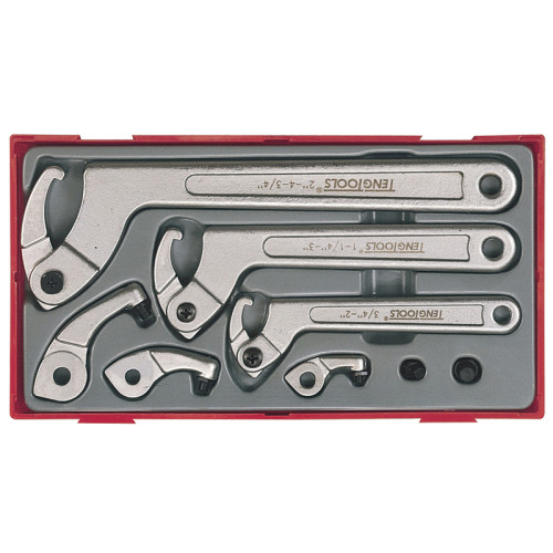 TTHP08 Hook & Pin Wrench Set, 8 Piece