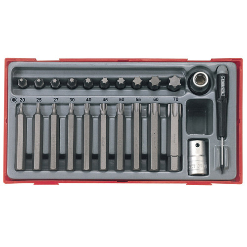 TTTX23 TX Bit Socket Set, 23 Piece - 1/2in Drive