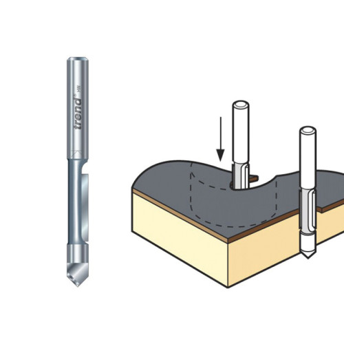 47/4 x 1/4 TCT Pierce & Trim Cutter 6.3 x 18mm