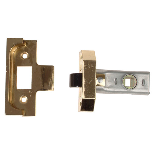 Rebated Tubular Mortice Latch 2650 Electro Brass 63mm 2.5in