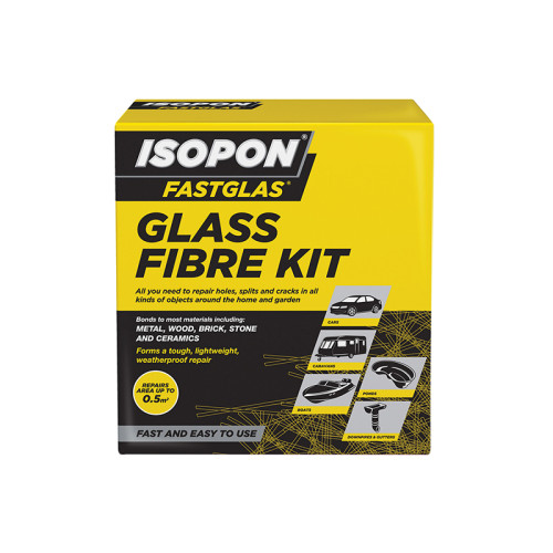 ISOPON® FASTGLAS Resin & Glass Fibre Kit Large