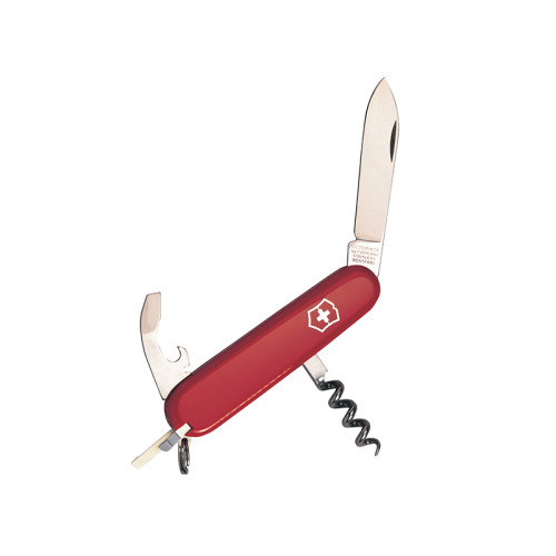 Waiter Swiss Army Knife Red Blister Pack