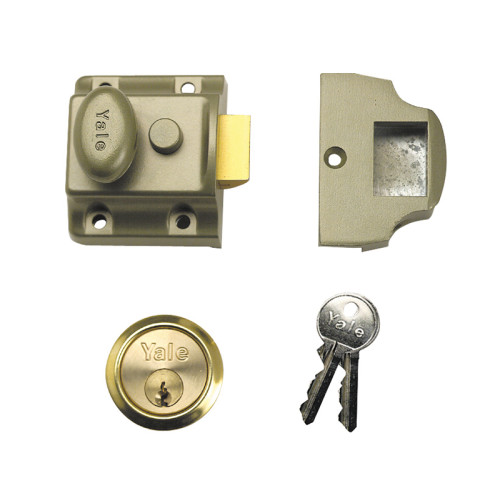 706 Traditional Nightlatch 40mm Backset ENB Finish Box