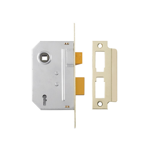 PM320 3 Lever Mortice Sashlock Polished Brass 79mm 3in