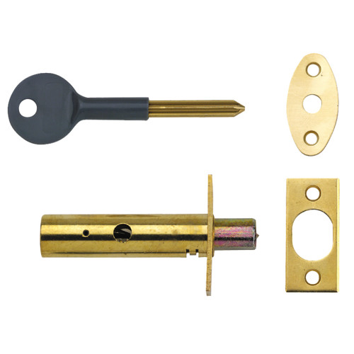 PM444 Door Security Bolts Brass Finish Visi of 2