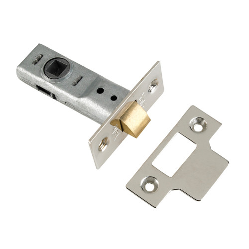 M888 Tubular Mortice Latch 64mm 2.5in Polished Brass Visi Pack of 1