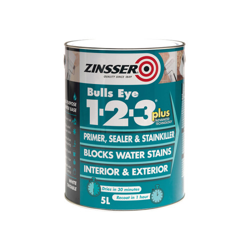 Bulls Eye® 1-2-3 Plus Primer, Sealer & Stain Killer White 1 litre