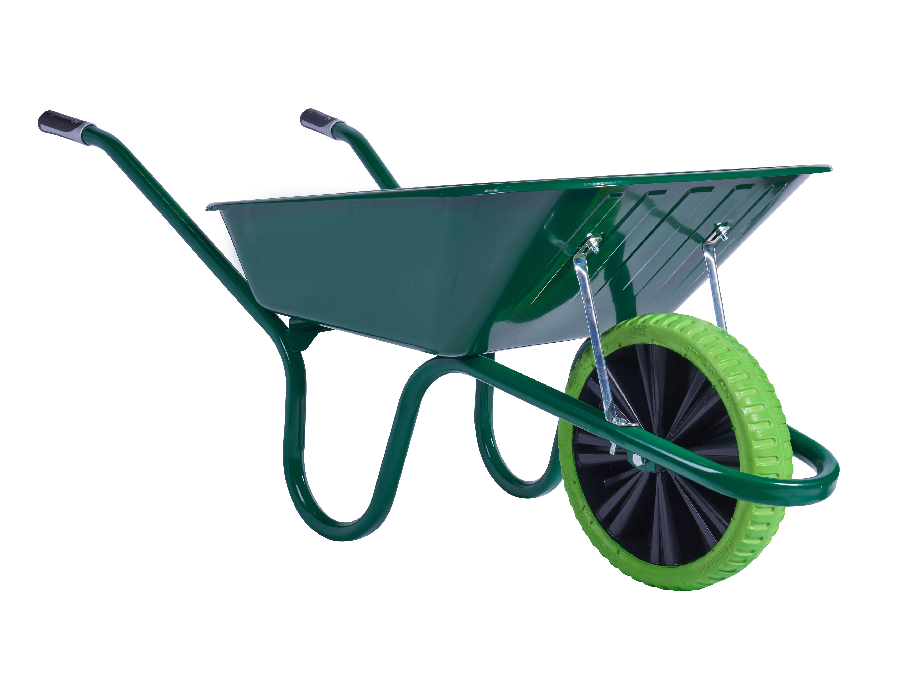 H mmerlin Green Barrow with Puncture FreeTyre 3 cu.ft