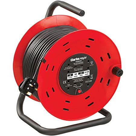 Landscape Supply Company - Cable Reel, 240v 4 Socket, 50m